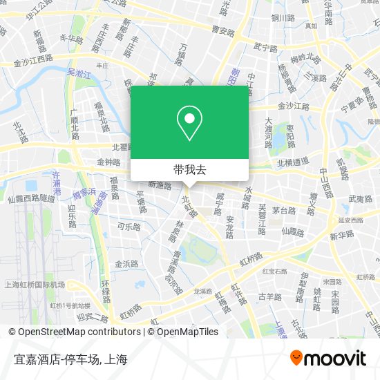 宜嘉酒店-停车场地图
