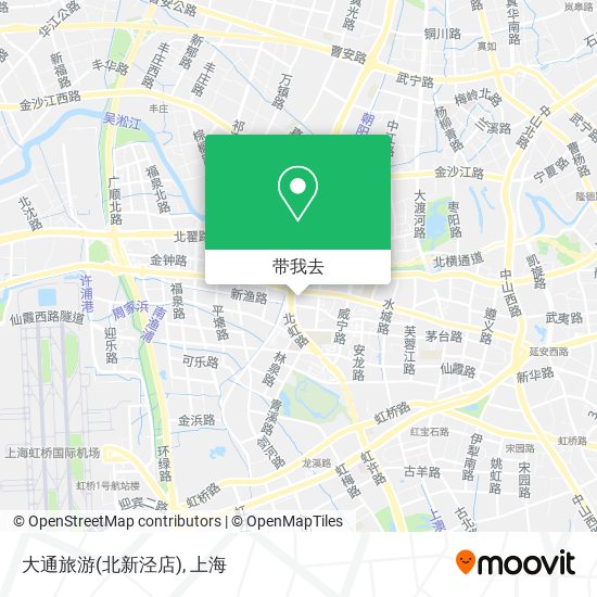 大通旅游(北新泾店)地图