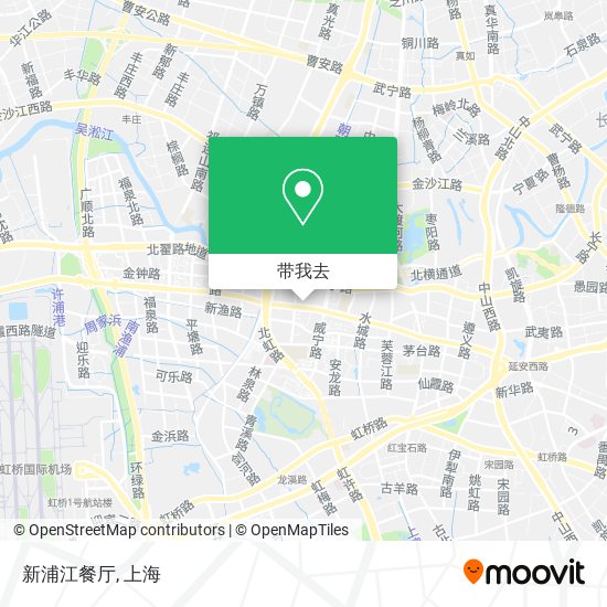新浦江餐厅地图