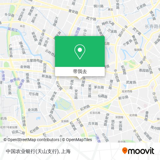 中国农业银行(天山支行)地图