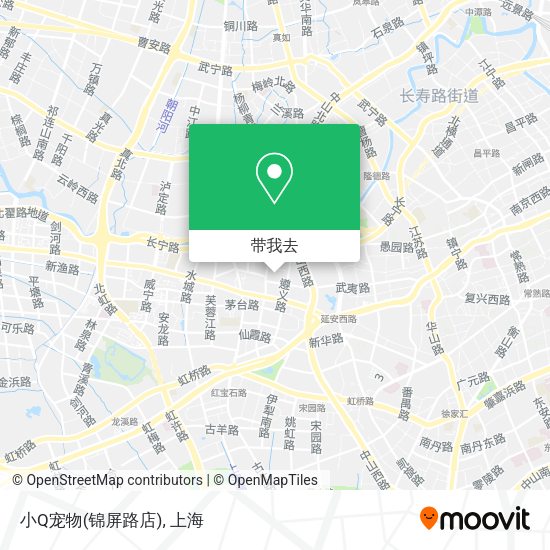 小Q宠物(锦屏路店)地图