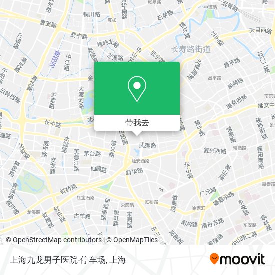 上海九龙男子医院-停车场地图