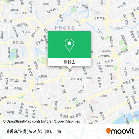 川香麻辣烫(东诸安浜路)地图