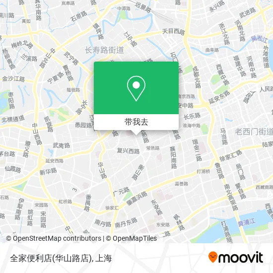 全家便利店(华山路店)地图