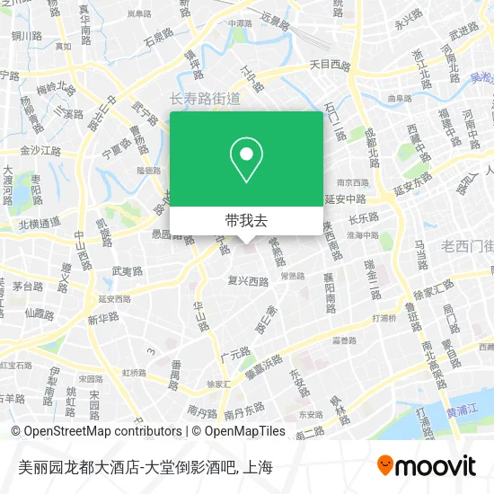 美丽园龙都大酒店-大堂倒影酒吧地图