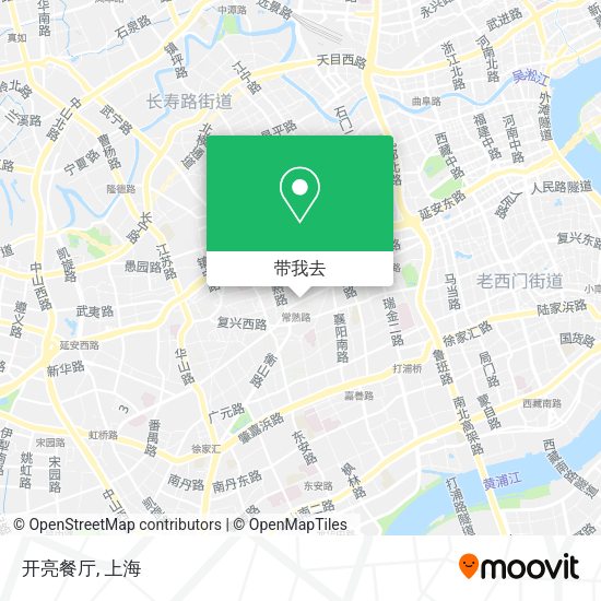 开亮餐厅地图