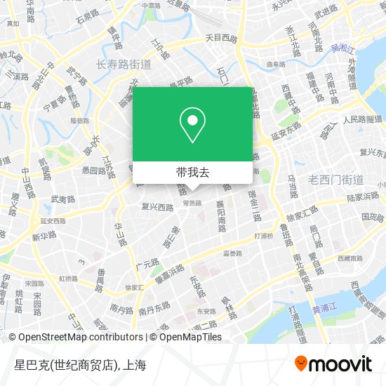 星巴克(世纪商贸店)地图