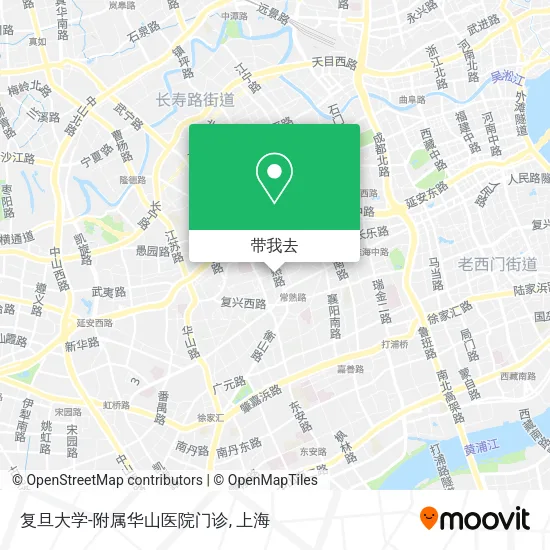 复旦大学-附属华山医院门诊地图