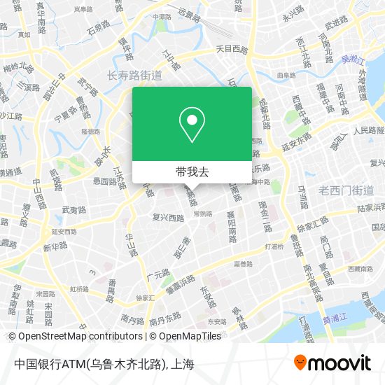 中国银行ATM(乌鲁木齐北路)地图