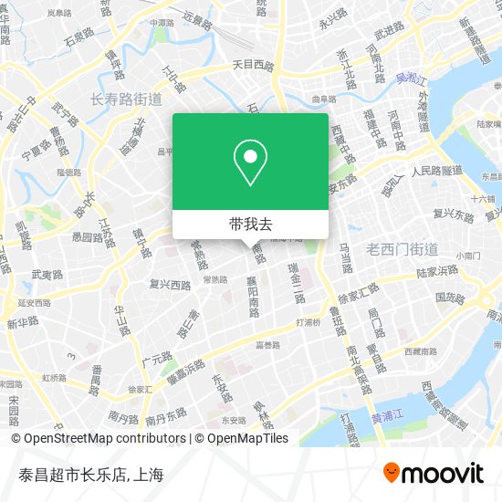 泰昌超市长乐店地图