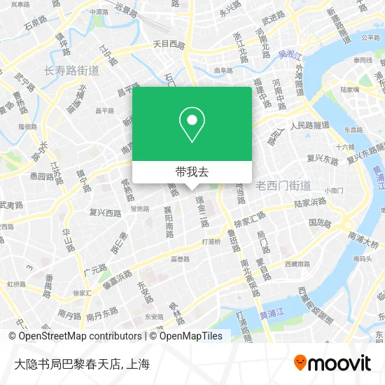 大隐书局巴黎春天店地图