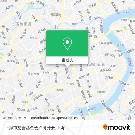 上海市慈善基金会卢湾分会地图