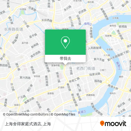 上海舍得家庭式酒店地图