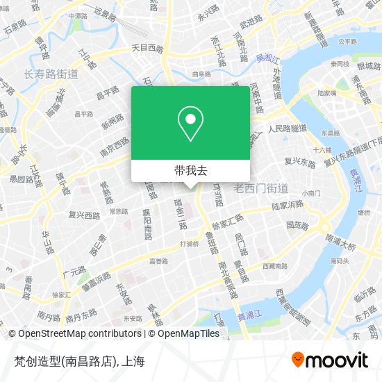 梵创造型(南昌路店)地图