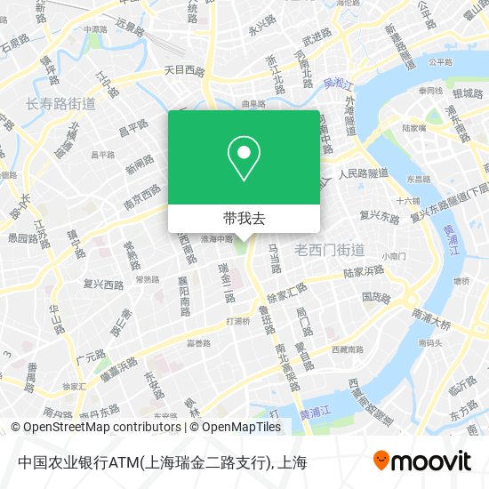 中国农业银行ATM(上海瑞金二路支行)地图