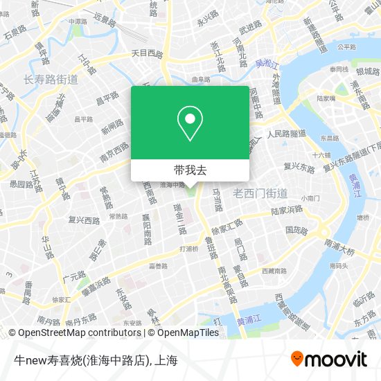 牛new寿喜烧(淮海中路店)地图