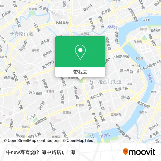 牛new寿喜烧(淮海中路店)地图