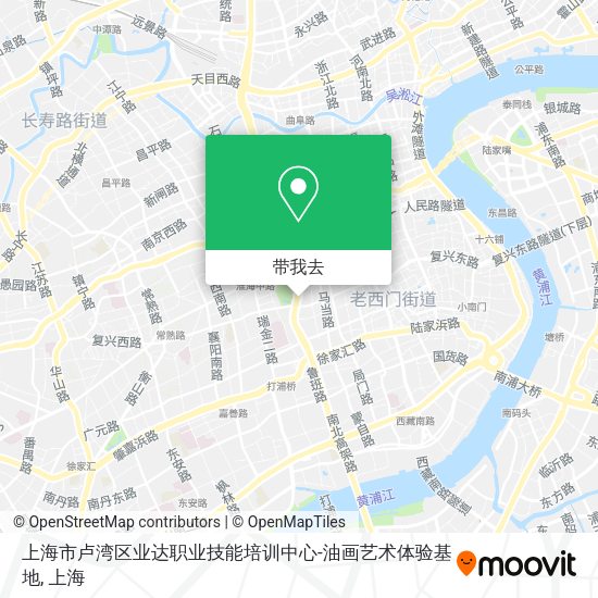 上海市卢湾区业达职业技能培训中心-油画艺术体验基地地图
