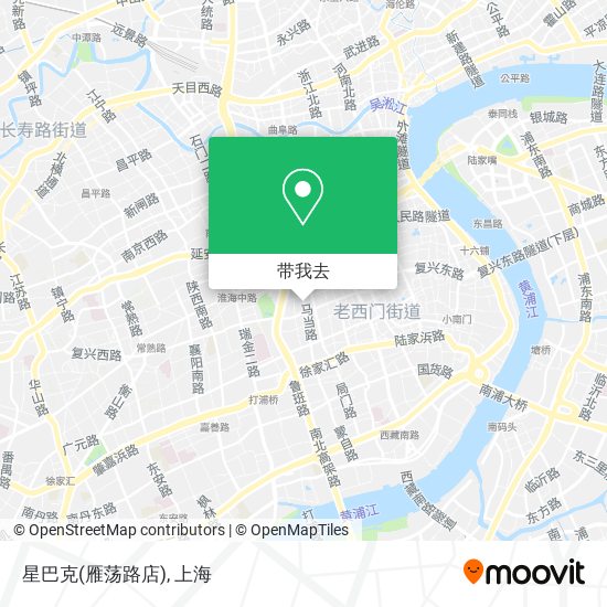 星巴克(雁荡路店)地图