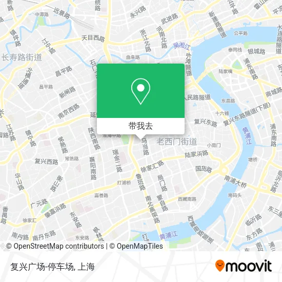 复兴广场-停车场地图