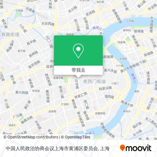 中国人民政治协商会议上海市黄浦区委员会地图