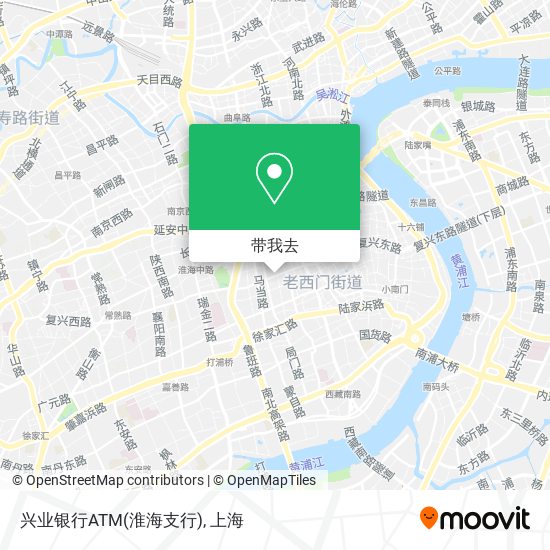 兴业银行ATM(淮海支行)地图