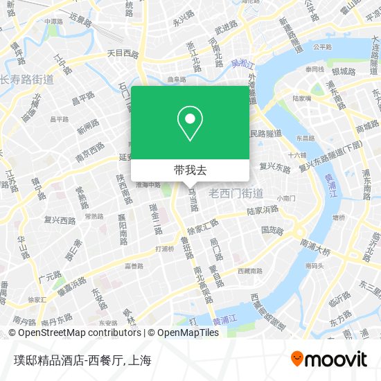 璞邸精品酒店-西餐厅地图