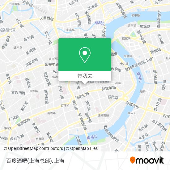 百度酒吧(上海总部)地图
