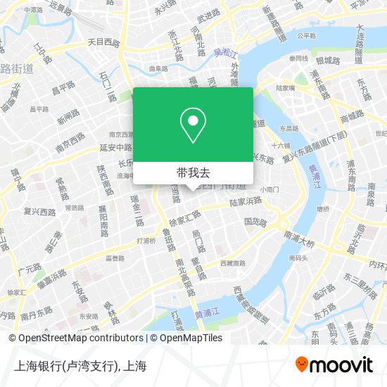 上海银行(卢湾支行)地图