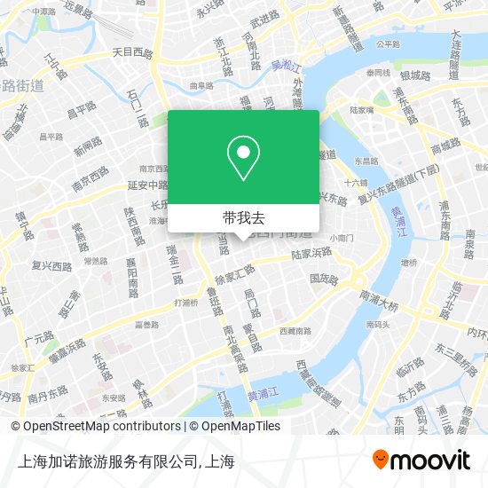 上海加诺旅游服务有限公司地图