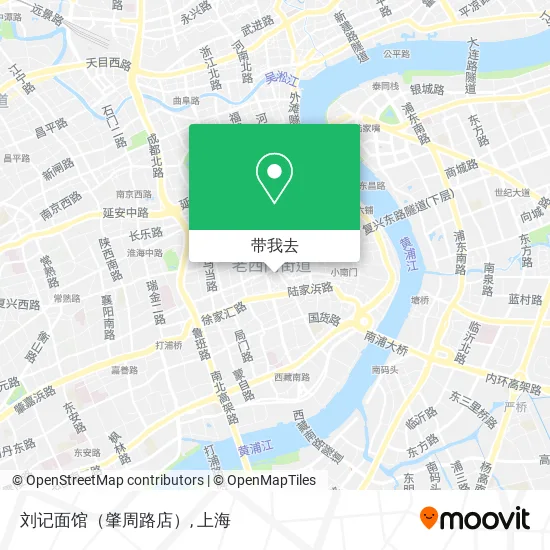 刘记面馆（肇周路店）地图