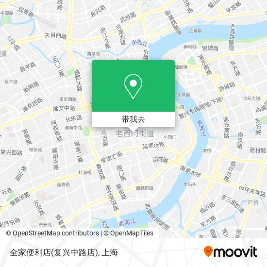 全家便利店(复兴中路店)地图