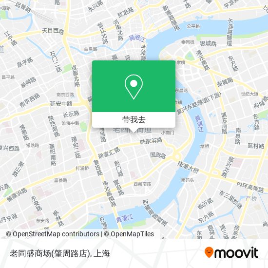 老同盛商场(肇周路店)地图
