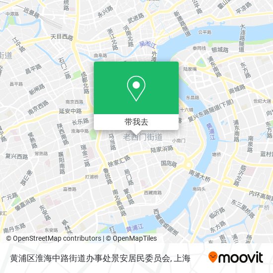 黄浦区淮海中路街道办事处景安居民委员会地图