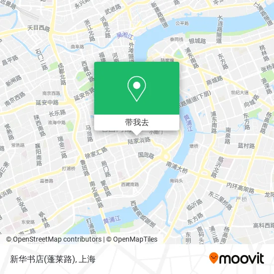 新华书店(蓬莱路)地图