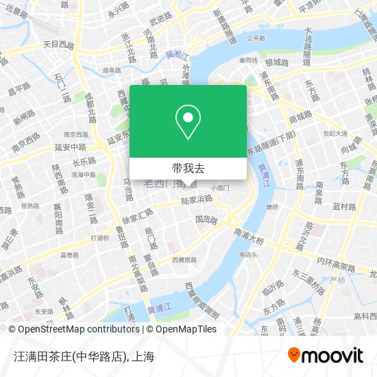 汪满田茶庄(中华路店)地图