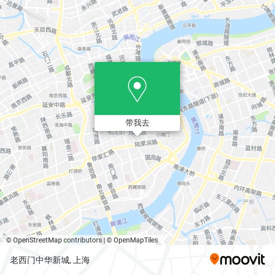 老西门中华新城地图