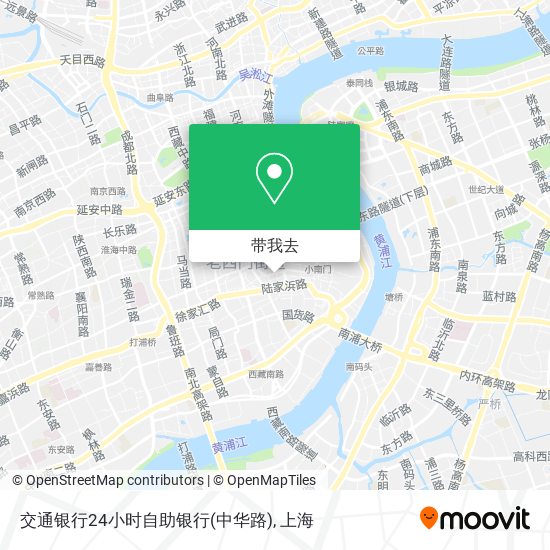 交通银行24小时自助银行(中华路)地图