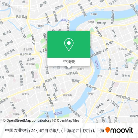 中国农业银行24小时自助银行(上海老西门支行)地图