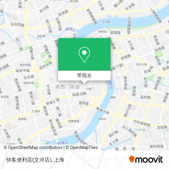 快客便利店(文河店)地图
