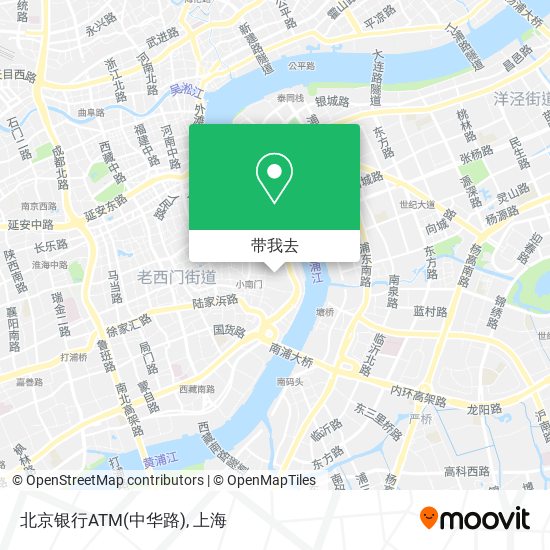 北京银行ATM(中华路)地图
