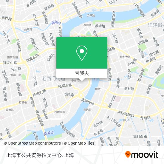 上海市公共资源拍卖中心地图