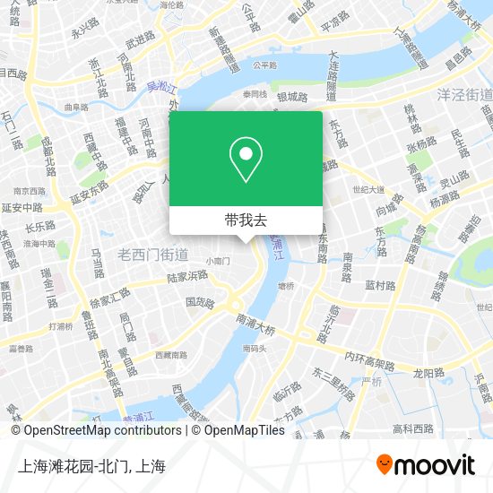 上海滩花园-北门地图