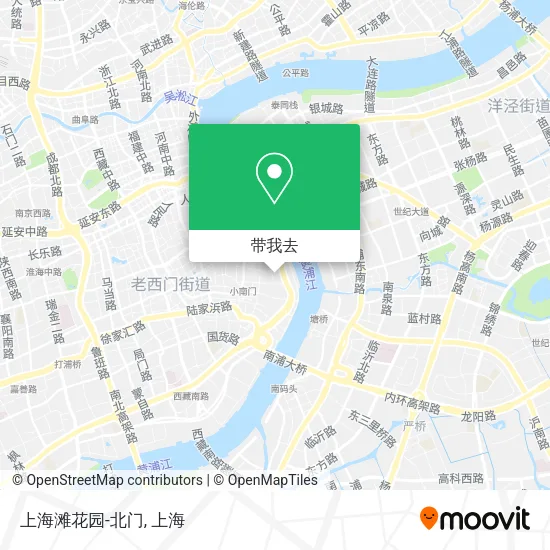 上海滩花园-北门地图