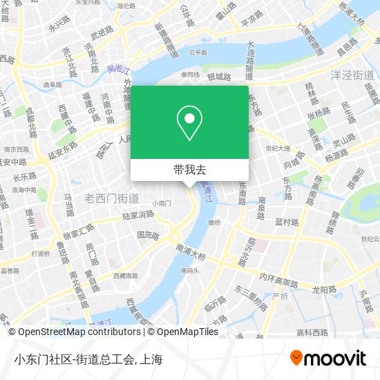 小东门社区-街道总工会地图