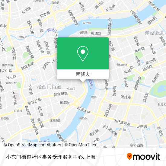 小东门街道社区事务受理服务中心地图