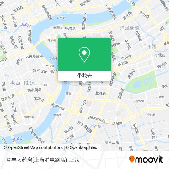 益丰大药房(上海浦电路店)地图