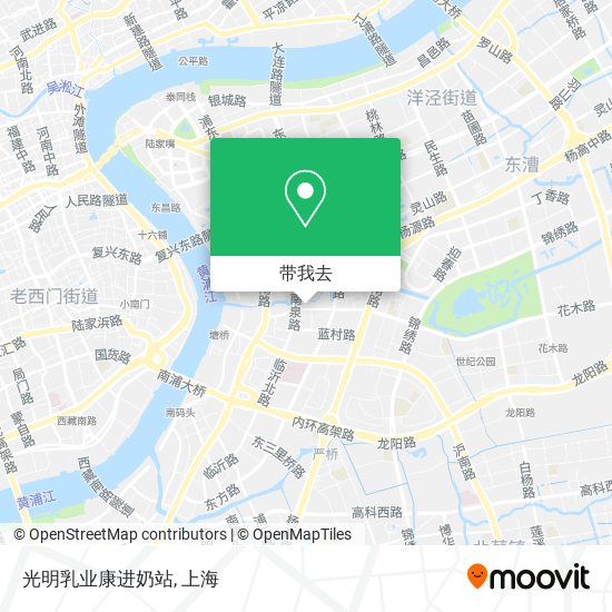 光明乳业康进奶站地图