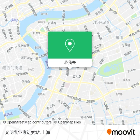 光明乳业康进奶站地图