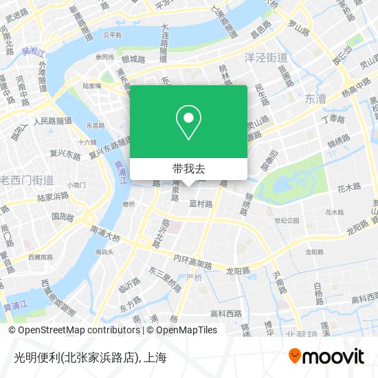 光明便利(北张家浜路店)地图